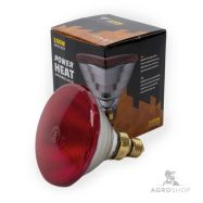 Sildlampa PowerHeat šļakatu izturīga sarkana 100W