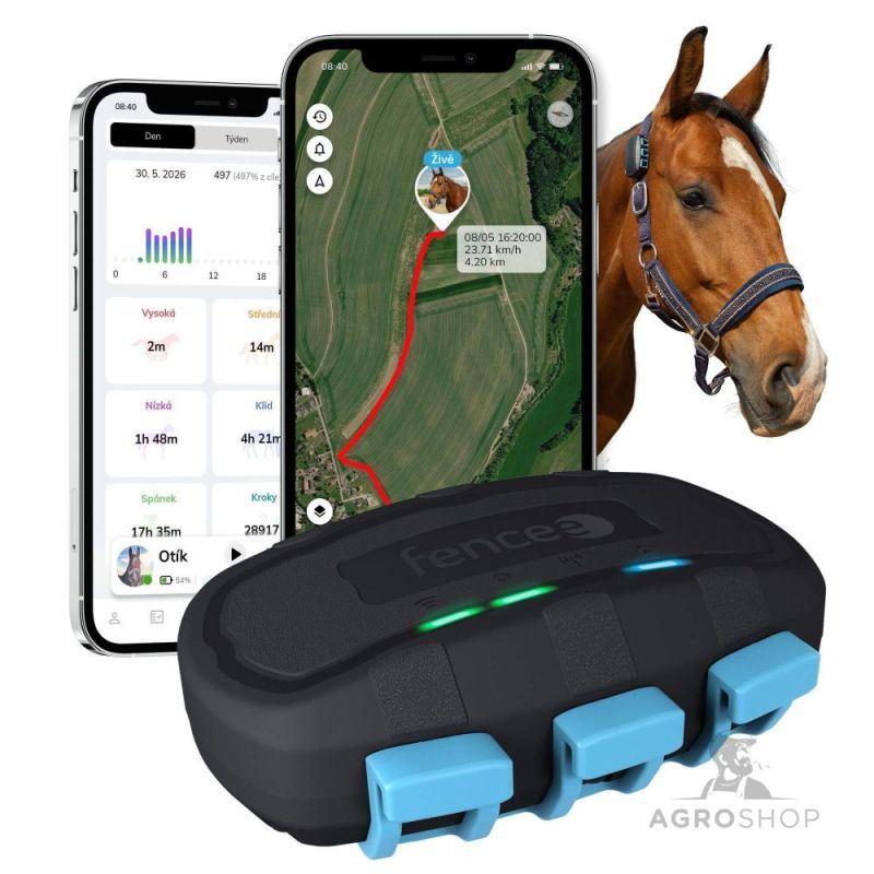 GPS izsekotājs zirgiem FENCEe EquiGPS Track, melns
