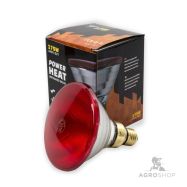 Sildlampa PowerHeat šļakatu izturīga sarkana 175W