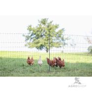 Žoga tīkls PoultryNet Premium vistām 1,22x50m ar atbalstu