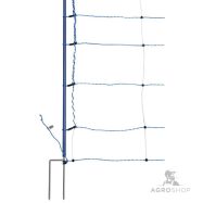 Elektriskā gana tīkls AKO TitanNet Premium XBraid aizsardzībai pret vilkiem 1,22x50m ar atbalstu