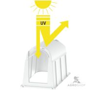 Teļu māja CalfHouse PE UV+ ar smago žogu