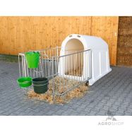 Teļu māja CalfHouse PE UV+ ar smago žogu