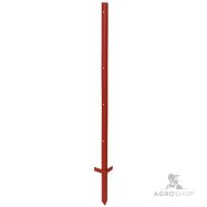 Leņķa tērauda stabs 1,15 m 3 mm sarkans, 10 gab.