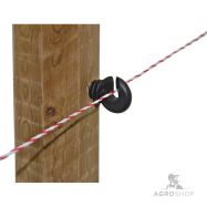 Gredzena izolators koka stabam AKO Easy Ring L melns 100 gab. spainī
